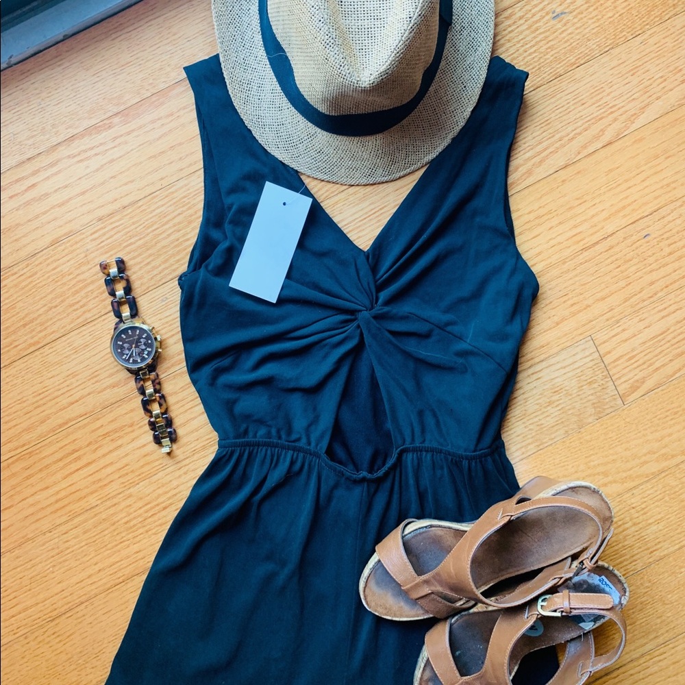 Black cut out jumpsuit XS